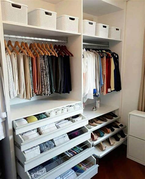 Elbise Dolabı Düzenleme ve Depolama Fikirleri